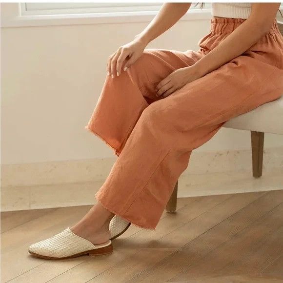 NISOLO WOMEN'S ALL DAY WOVEN MULE BONE SZ 9.5 NEW! $180 - Picture 2 of 7